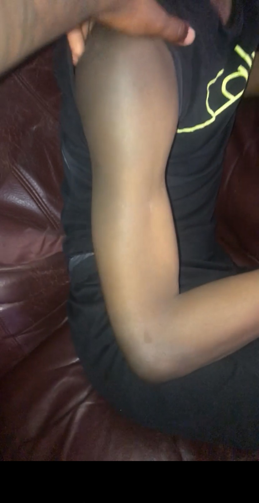Progress, arm flexed